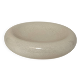 Empty pocket, cracked ceramic dish 1980