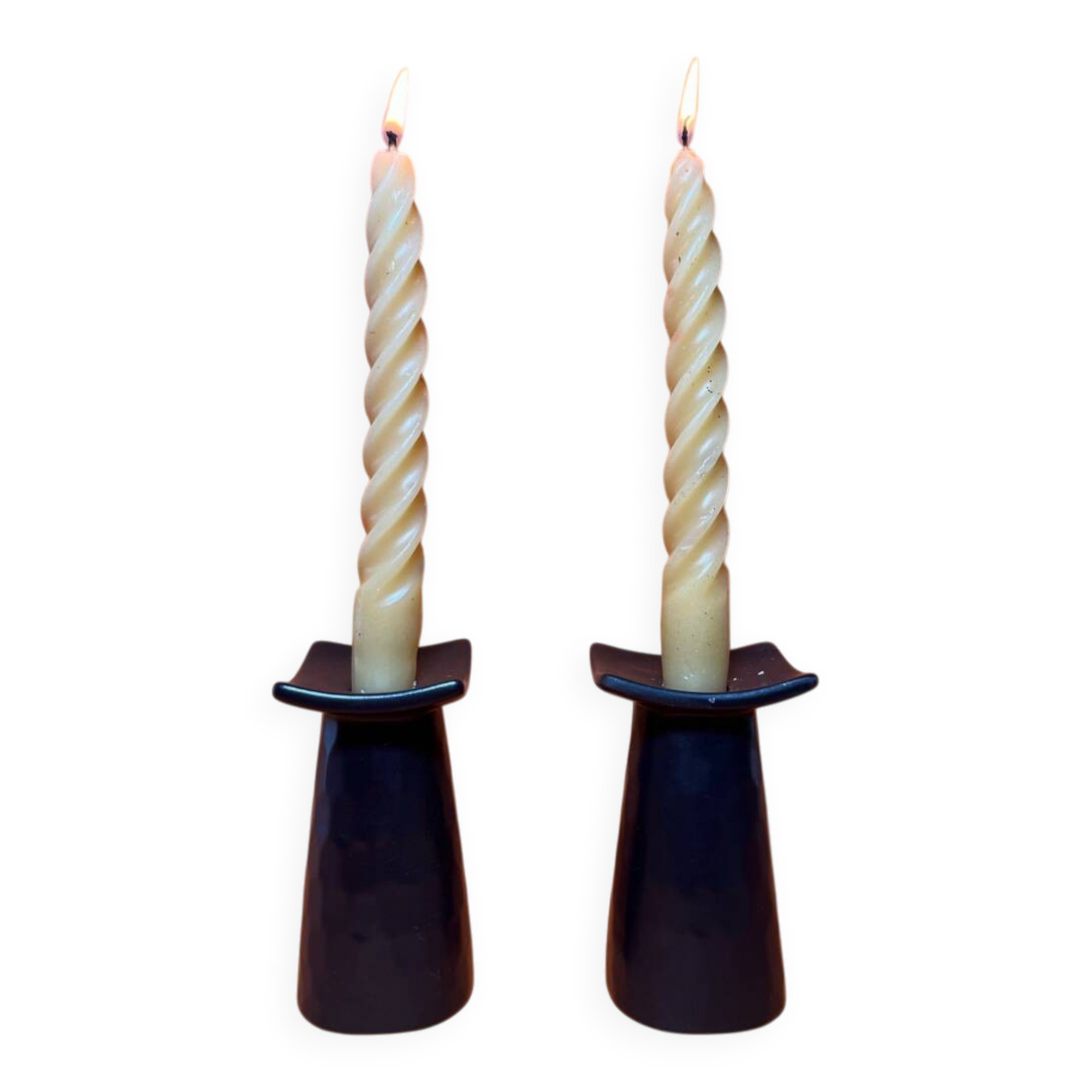 Ceramic candle holders