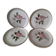 Ensemble 4 assiettes MBFA Pornic modèle Rosita