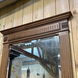 Early 20th century beech mirror - 143x92cm