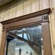 Early 20th century beechwood mirror - 143x92cm
