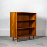 Mid century german bookcase made of solid teak, circa 1970, germany