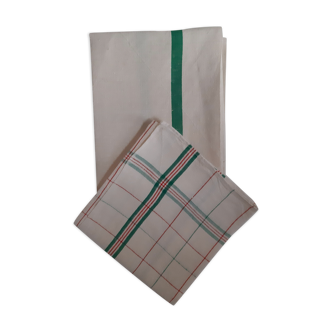 Set of 2 linen tea towels