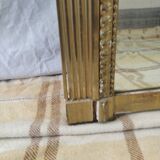 Large old golden mirror 169 by 106 cm