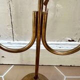 Brass trident candlestick