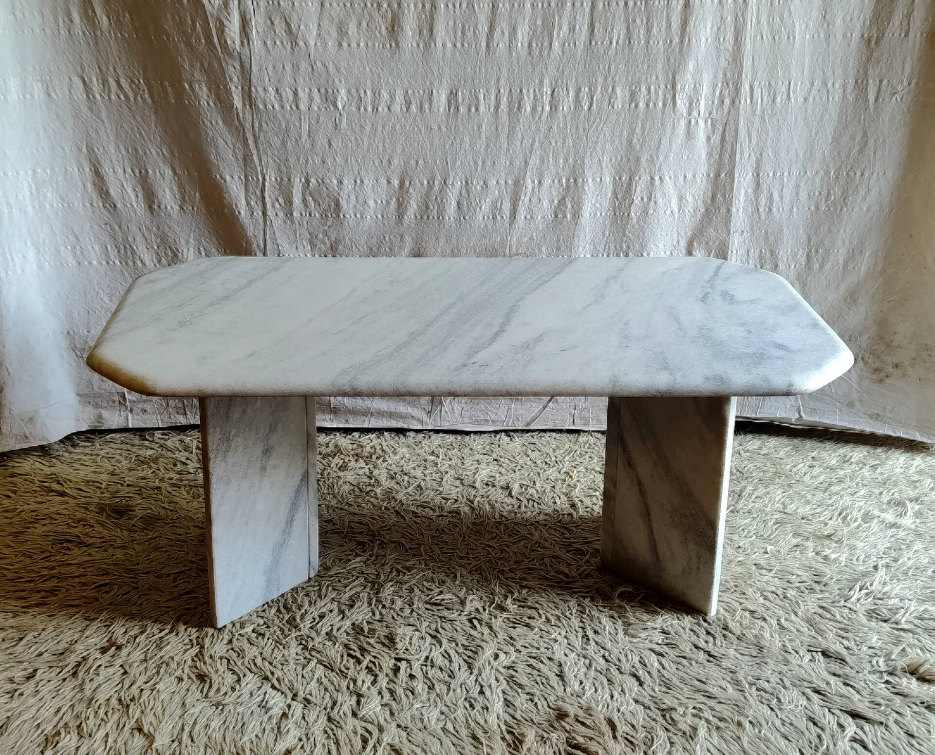 Table basse en marbre, 70's