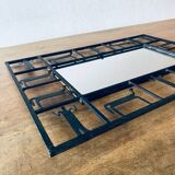 Rectangular mirror in ironwork, Frederick Weinberg