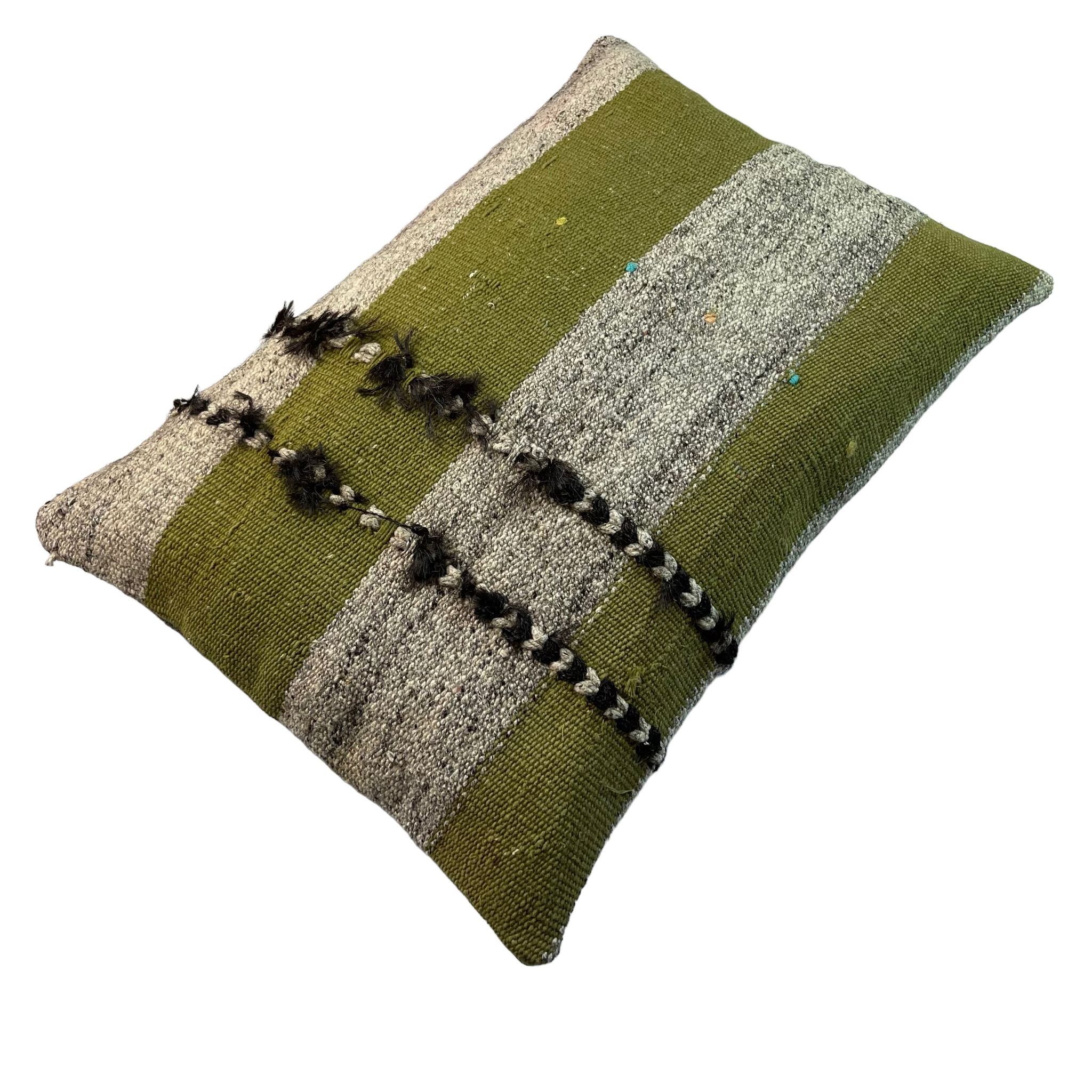 Housse de coussin vintage turque faite à la main, 40 x 60 cm
