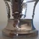 Pair of solid silver and crystal salt cellars