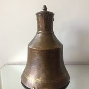 Islamic art ottoman copper ewer antique candleholder