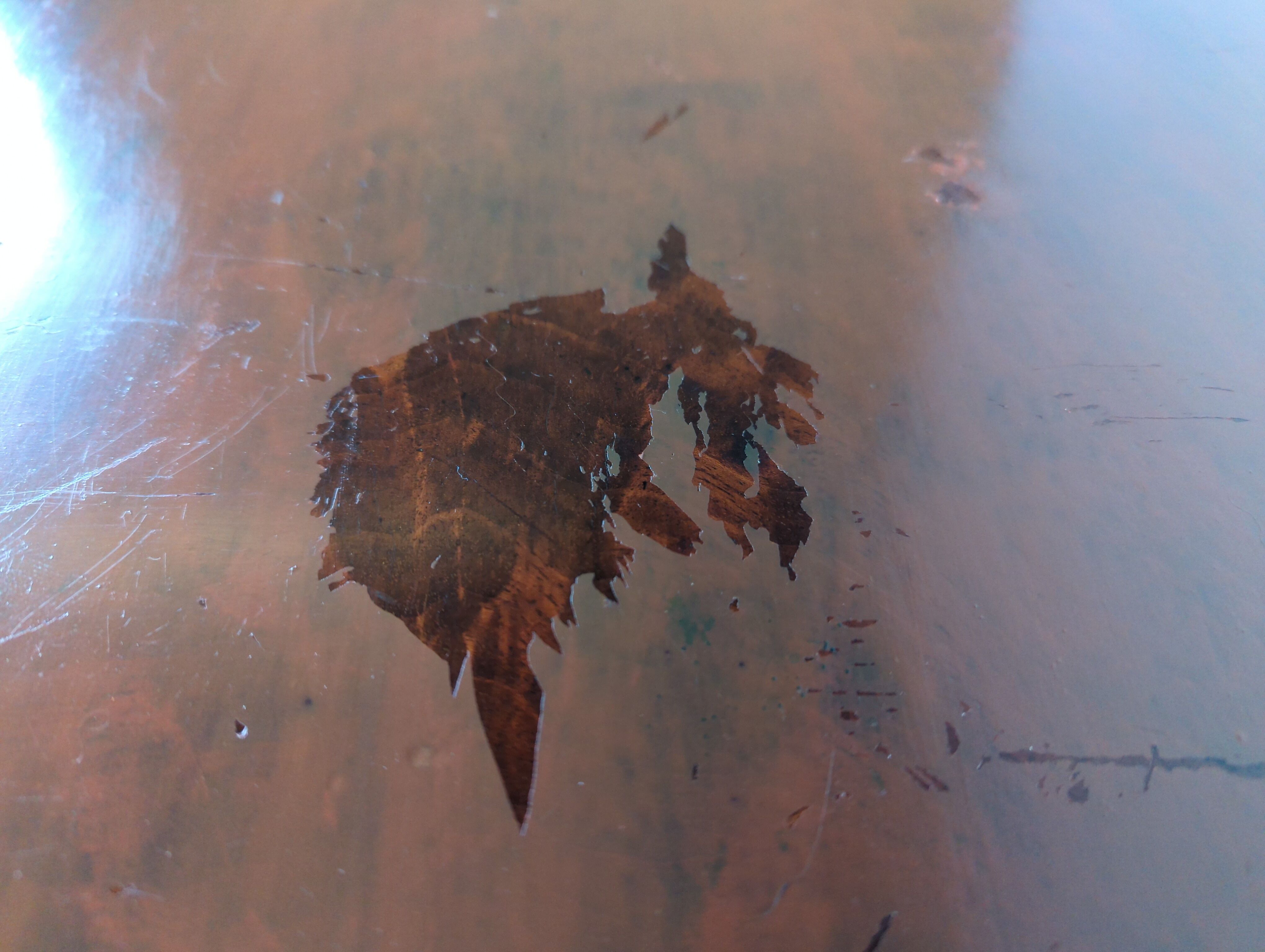 Game table wallet mahogany veneer era empire