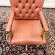 Chaise de bureau classique couleur saumon anglais