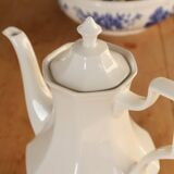 Large vintage jug Johnson Brothers Pearl pattern white porcelain