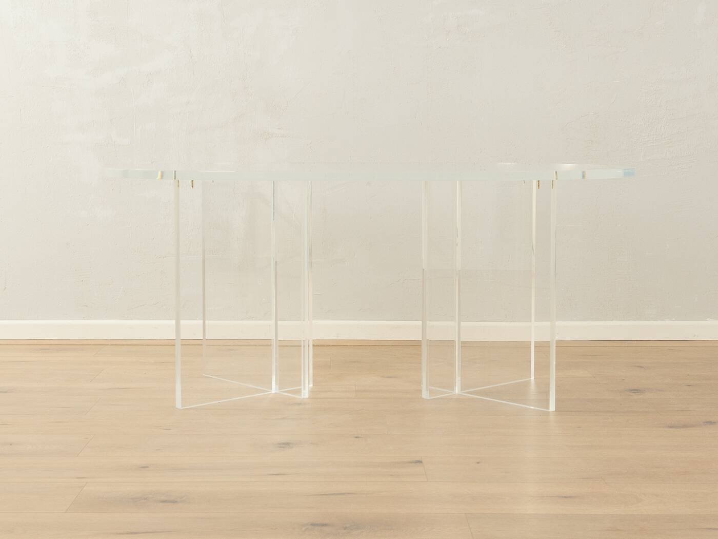 Table basse en verre acrylique