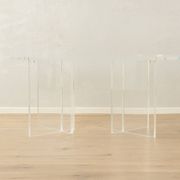 Acrylic glass coffee table