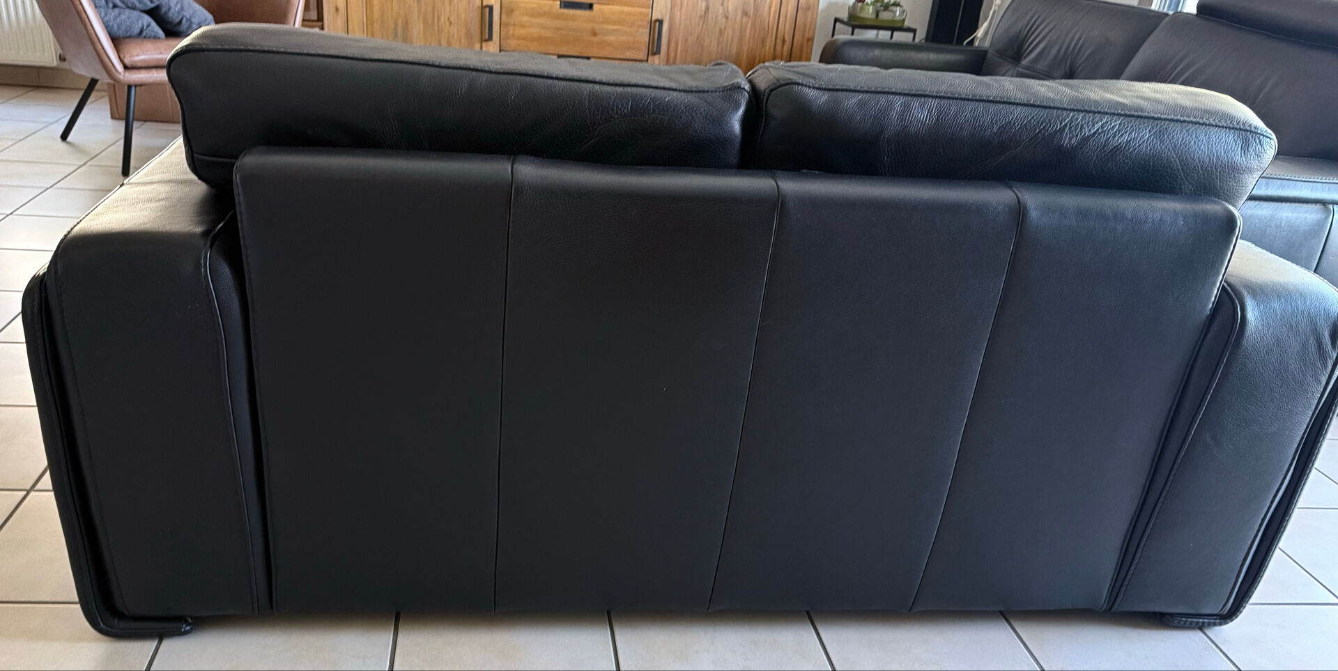 Leather living room set