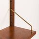 Danish vintage teak home office shelving unit, 1960s
