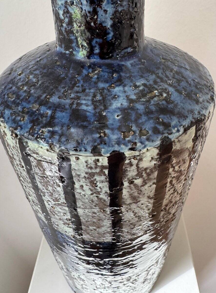 Ceramic table lamp by Ingrid Atterberg for Upsala Ekeby, Sweden, 1960s