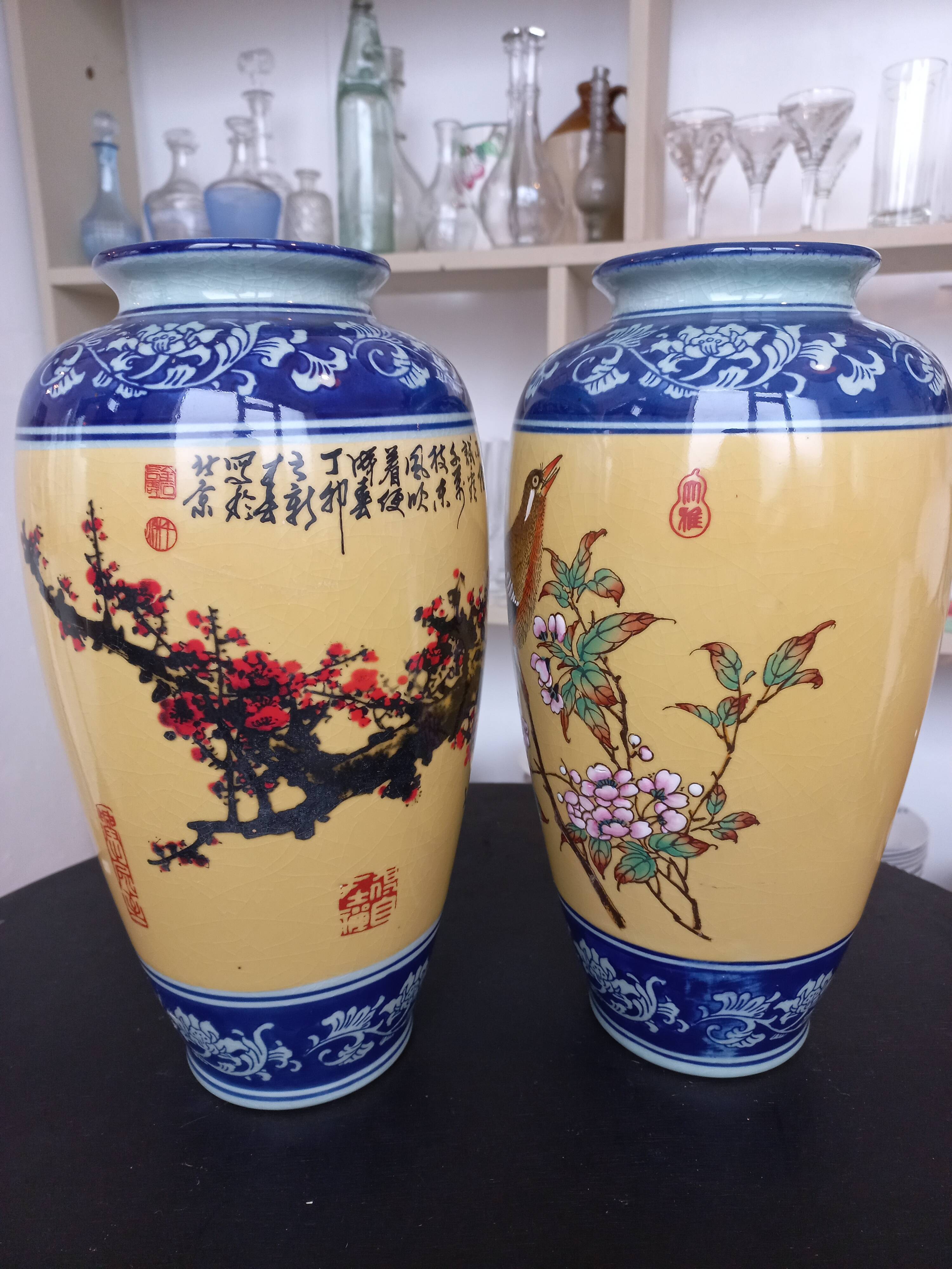 Pair of Chinese vases