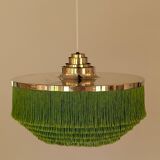 Superb brass fringed pendant light T-603 Hans Agne Jakobsson