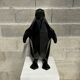 Black Origami Penguin Statue - Artypopart
