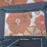 Vintage camping folding lounge