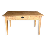 Raw wood country table
