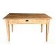 Table de campagne bois brut
