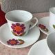 3 Seltmann Weiden K. Bavaria cups - seventies floral decor
