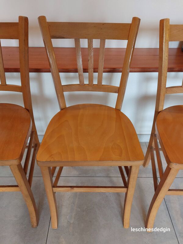 4 chaises bistrot Luterma