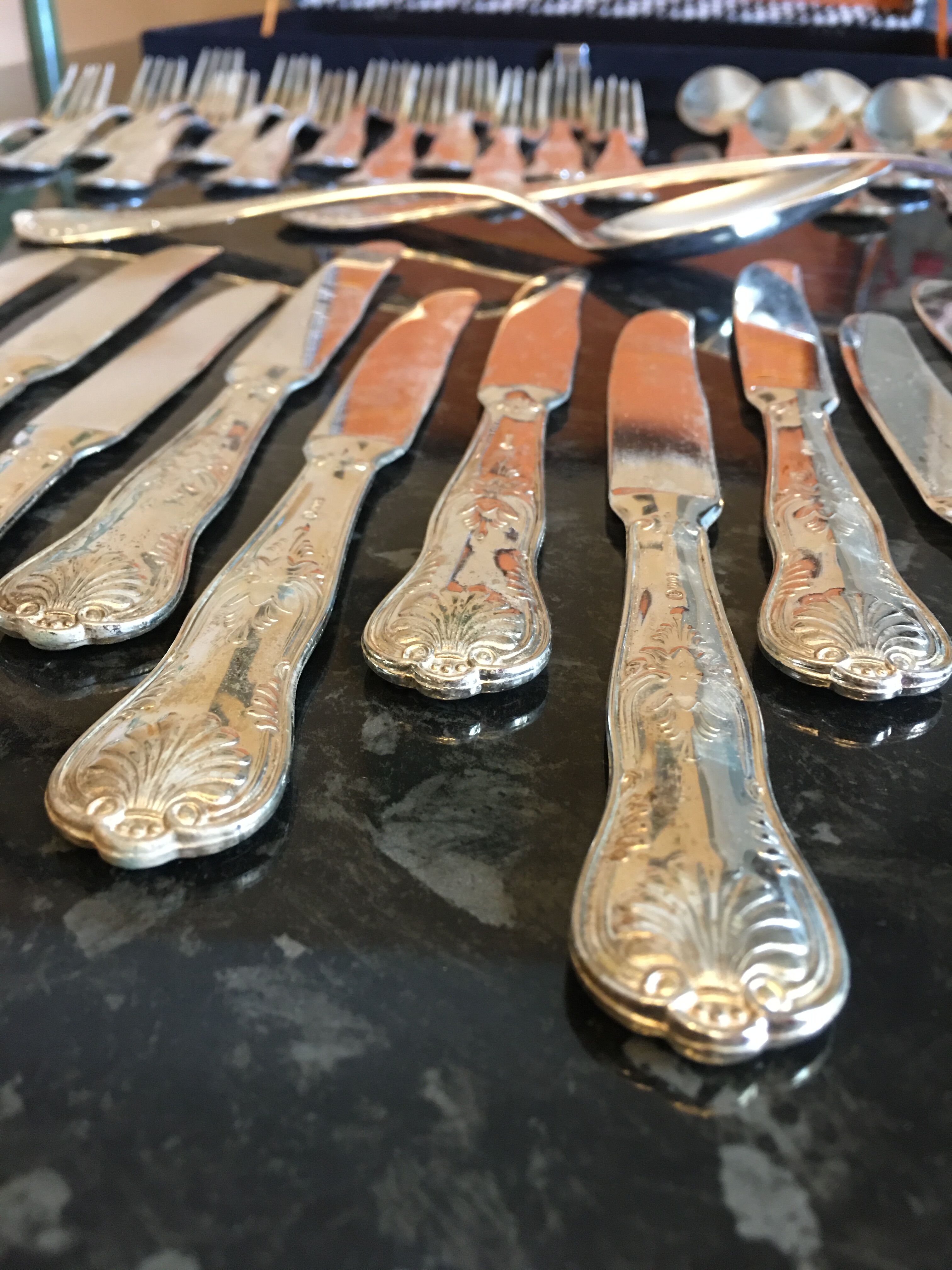 Ménagère complète italienne vintage