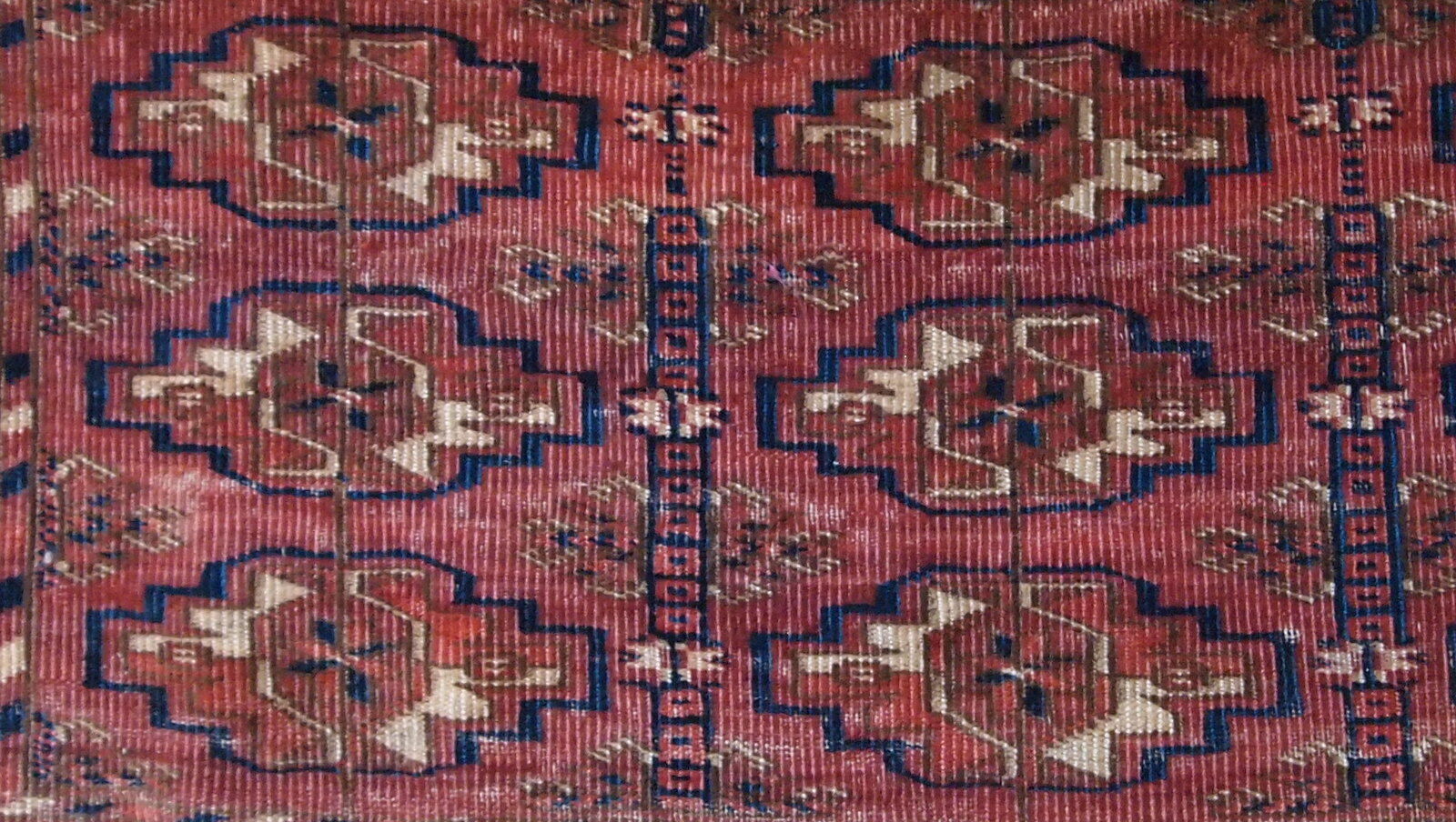 Tekke Turkmen Torba rug  30cm x 63cm