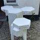 Table et chaises convertibles Jasp Hexagon par Mensa