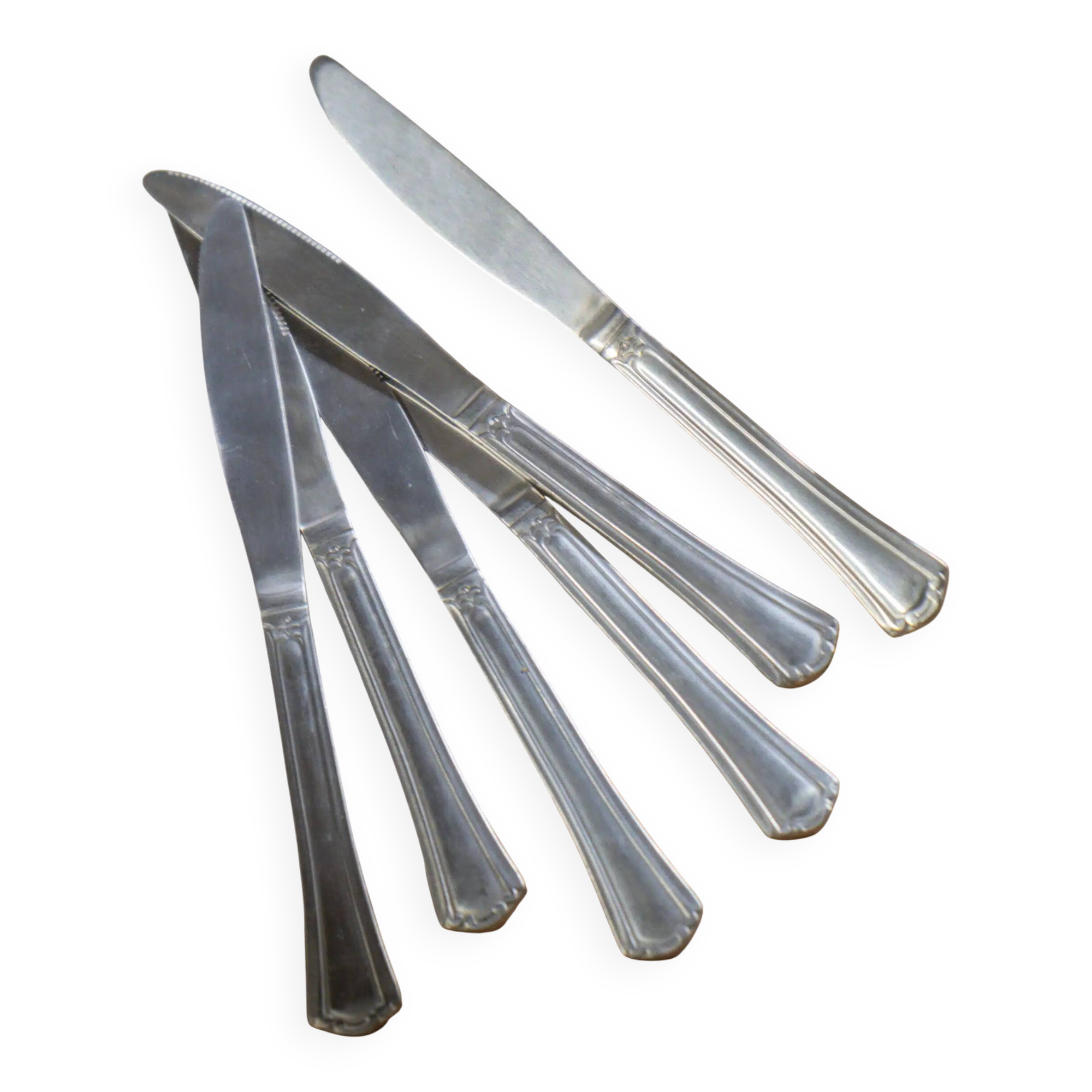 Set of 6 metal knives "Éloi"