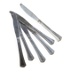 Set of 6 metal knives "Éloi"