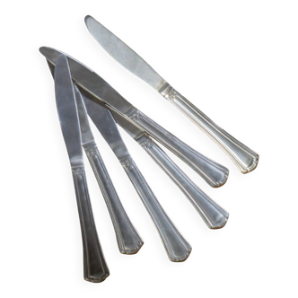 Set of 6 metal knives "Éloi"