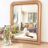 Mirror Louis Philippe Golden old fireplace 77x101cm