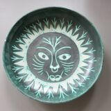 Ceramic zoomorphic decoration signed Charles Voltz, Vallauris, large empty pocket, 50s and 60s