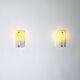 Murano Ice Frosted Glass Wall Lamps By Kalmar Franken, Austria Circa 1960S
