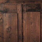 Antique mountain wardrobe in solid oak – 19th century