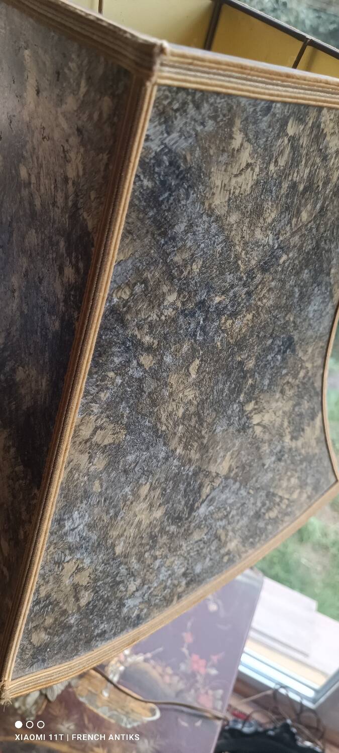 Bronze and marble pineapple lamp, vintage 1960s/70s.