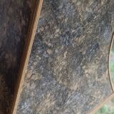 Bronze and marble pineapple lamp, vintage 1960s/70s.