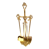 Solid brass fireplace servant 3 accessories