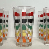 Set of 6 vintage glasses