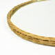 70's Scandinavian modern wicker wall mirror, Denmark