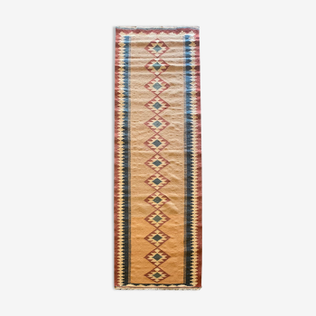 Traditional handmade persian kilim runner rug - 80x285cm