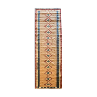 Tapis coureur persan Kilim fait à la main - 80x285cm