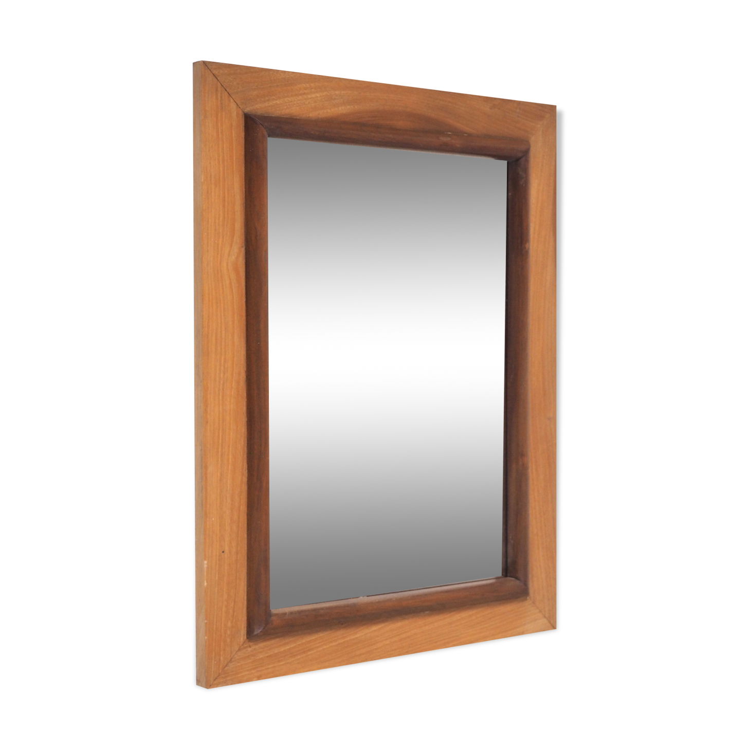 2-tone wooden mirror 32x40cm