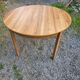 Scandinavian extendable oak table from the 1960s (butterfly extension)