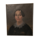 Oil on canvas portrait 19th